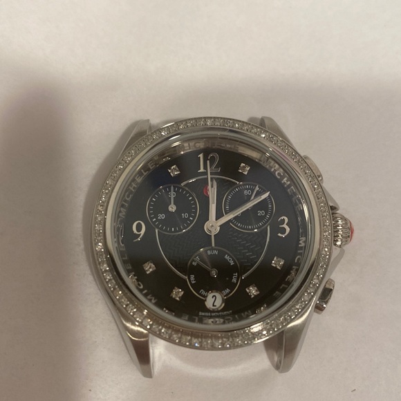 Michele Belmore Chrono Black Dial Diamond Watch main image 7